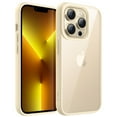 thumbnail image 1 of JETech Case for iPhone 13 Pro 6.1-Inch, Shockproof Phone Bumper Cover, Solid Color Matte TPU Frame, Anti-Scratch Clear Back (Gold), 1 of 6