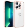 thumbnail image 1 of JETech Case for iPhone 13 Pro 6.1-Inch, Shockproof Phone Bumper Cover, Solid Color Matte TPU Frame, Anti-Scratch Clear Back (Pink), 1 of 6