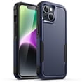 thumbnail image 1 of JETech Case for iPhone 14 6.1-Inch, Heavy Duty Dual-Layer Rugged Protection, Shockproof Protective Tough Phone Cover with Matte Back (Navy), 1 of 6