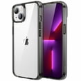 thumbnail image 1 of JETech Case for iPhone 14 Plus 6.7-Inch, Shockproof Phone Bumper Cover, Anti-Scratch Clear Back (Black), 1 of 6