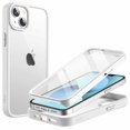 thumbnail image 1 of JETech Case for iPhone 14 Plus 6.7-Inch with Built-in Screen Protector Anti-Scratch, 360 Degree Full Body Rugged Phone Cover Clear Back (White), 1 of 7