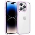 thumbnail image 1 of JETech Case for iPhone 14 Pro 6.1-Inch, Shockproof Phone Bumper Cover, Solid Color Matte TPU Frame, Anti-Scratch Clear Back (Purple), 1 of 6
