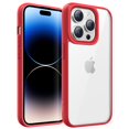 thumbnail image 1 of JETech Case for iPhone 14 Pro 6.1-Inch, Shockproof Phone Bumper Cover, Solid Color Matte TPU Frame, Anti-Scratch Clear Back (Red), 1 of 6
