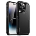 thumbnail image 1 of JETech Case for iPhone 14 Pro Max 6.7-Inch, Heavy Duty Dual-Layer Rugged Protection, Shockproof Protective Tough Phone Cover with Matte Back (Black), 1 of 6