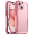 thumbnail image 1 of JETech Case for iPhone 15 6.1-Inch, Heavy Duty Dual-Layer Rugged Protection, Shockproof Protective Tough Phone Cover with Matte Back (Pink), 1 of 6
