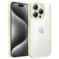 thumbnail image 1 of JETech Case for iPhone 15 Pro 6.1-Inch, Shockproof Phone Bumper Cover, Solid Color Matte TPU Frame, Anti-Scratch Clear Back (Green), 1 of 6