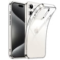 thumbnail image 1 of JETech Case for iPhone 15 Pro 6.1-Inch, Soft TPU Transparent Slim Protective Phone Cover with Shock-Absorption, Support Wireless Charging (Clear), 1 of 6