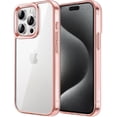 thumbnail image 1 of JETech Case for iPhone 15 Pro Max 6.7-Inch, Non-Yellowing Shockproof Phone Bumper Cover, Anti-Scratch Clear Back (Rose Gold), 1 of 6