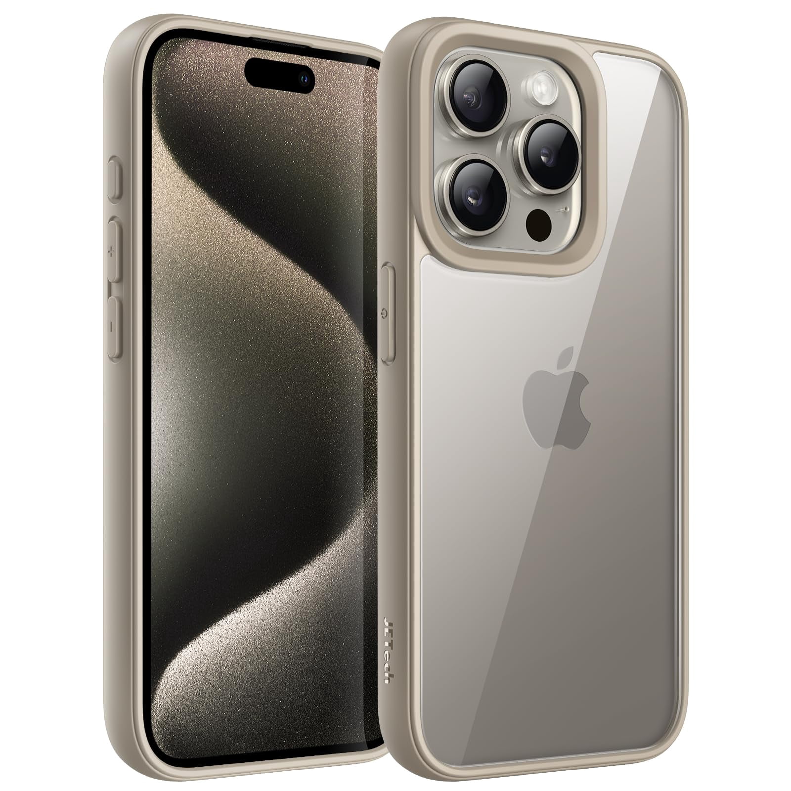 Funda Transparente JETech Para IPhone 17 Pro (6.3") - Anti-amarillamiento, Anti-golpes, Transparente Y Delgada
