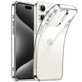 thumbnail image 1 of JETech Case for iPhone 15 Pro Max 6.7-Inch, Soft TPU Transparent Slim Protective Phone Cover with Shock-Absorption, Support Wireless Charging (Clear), 1 of 6