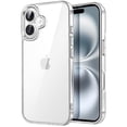 thumbnail image 1 of JETech Case for iPhone 16 Plus 6.7-Inch, Non-Yellowing Shockproof Phone Bumper Cover, Anti-Scratch Clear Back (Clear), 1 of 6