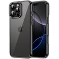 thumbnail image 1 of JETech Case for iPhone 16 Pro Max 6.9-Inch, Non-Yellowing Shockproof Phone Bumper Cover, Anti-Scratch Clear Back (Black), 1 of 6