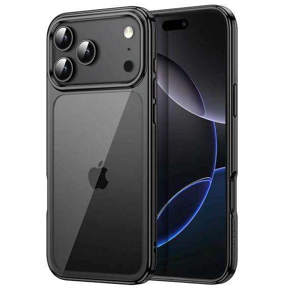 JETech Case for iPhone 17 Pro 6.3-Inch, Non-Yellowing Shockproof Phone Bumper Cover (Black)