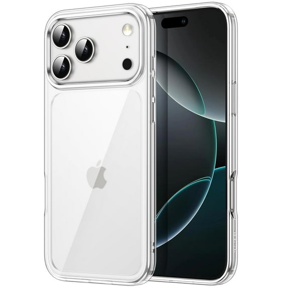 JETech Case for iPhone New Pro Max 6.9-Inch, Non-Yellowing Shockproof Phone Bumper Cover, Anti-Scratch Clear Back (Clear)