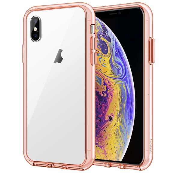 JETech Case for iPhone Xs and iPhone X, Shock-Absorption Bumper Cover (Rose Gold)