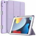 thumbnail image 1 of JETech Case for iPad 10.2 Inch 2021/2020/2019 (9th/8th/7th) Model with Pencil Holder, Slim Tablet Cover with Soft TPU Back, Auto Wake/Sleep (Light Purple), 1 of 8