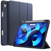 JETech Case for iPad Air 11-Inch M3/M2 2025/2024, iPad Air 5/4 2022/2020 5th/4th Generation 10.9-Inch with Pencil Holder, Slim Tablet Cover with Soft TPU Back, Auto Wake/Sleep Deep Navy