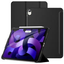 JETech Case for iPad Air 11-Inch M3/M2 (2025/2024), iPad Air 5/4 (2022/2020 5th/4th Generation 10.9-Inch), Protective Hard Back Shell Soft-Touch Tablet Stand Cover, Auto Wake/Sleep (Black)