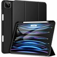 thumbnail image 1 of JETech Case for iPad Pro 11 Inch 2022/2021/2020 Model (4th/3rd/2nd Generation), with Pencil Holder, Support 2nd Pencil Charging, Slim Tablet Cover with Soft TPU Back, Auto Wake/Sleep (Black), 1 of 8