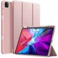 thumbnail image 1 of JETech Case for iPad Pro 12.9-Inch (2020/2018 Model, 4th/3rd Generation) with Pencil Holder, Support 2nd Pencil Charging, Slim Tablet Cover with Soft TPU Back, Auto Wake/Sleep (Rose Gold), 1 of 8