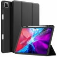 thumbnail image 1 of JETech Case for iPad Pro 12.9-Inch (2020/2018 Model, 4th/3rd Generation) with Pencil Holder, Support 2nd Pencil Charging, Slim Tablet Cover with Soft TPU Back, Auto Wake/Sleep (Black), 1 of 7