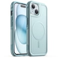 thumbnail image 1 of JETech Case for iPhone 15 6.1-Inch Compatible with MagSafe, Heavy Duty Dual-Layer Rugged Protection, Shockproof Protective Tough Phone Magnetic Cover (Mint Green), 1 of 6