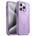 thumbnail image 1 of JETech Case for iPhone 15 Pro 6.1-Inch Compatible with MagSafe, Heavy Duty Dual-Layer Rugged Protection, Shockproof Protective Tough Phone Magnetic Cover (Light Purple), 1 of 6