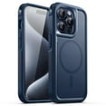 thumbnail image 1 of JETech Case for iPhone 15 Pro 6.1-Inch Compatible with MagSafe, Heavy Duty Dual-Layer Rugged Protection, Shockproof Protective Tough Phone Magnetic Cover (Navy), 1 of 6