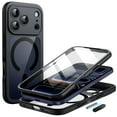thumbnail image 1 of JETech Case for iPhone 17 Pro 6.3-Inch with Built-in Tempered Glass Screen Protector and Camera Control Button, Compatible with MagSafe (Black), 1 of 6