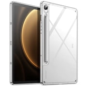 JETech Clear Case for Samsung Galaxy Tab S10 FE / S9 FE 10.9-Inch, Anti-Yellowing Transparent Shockproof Slim Tablet Cover with Hard PC Back and Soft TPU Bumper (Clear)