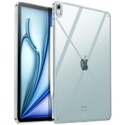 JETech Case For iPad Air 13-Inch M4/M3/M2 2026/2025/2024 Anti-Yellowing Transparent Cover Clear