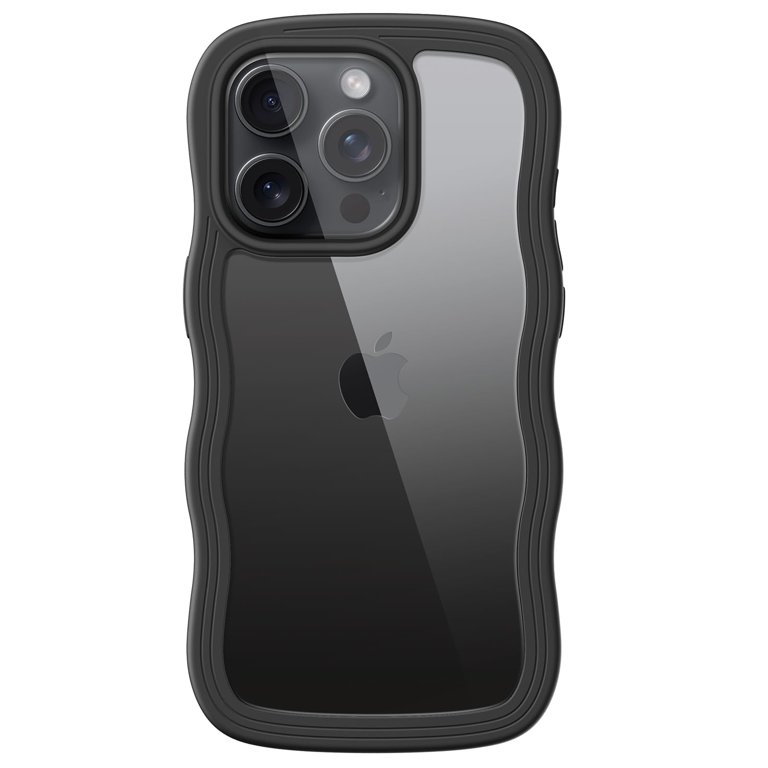 JETech Cute Case for iPhone 15 Pro 6.1-Inch, Wave Frame JETech Cute Case for iPhone 15 Pro 6.1-Inch, Wave Frame