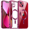 thumbnail image 1 of JETech Electroplated Case for iPhone 13 6.1-Inch, Camera Lens Full Protection, Compatible with MagSafe Wireless Charging, Shockproof Soft TPU Phone Cover (Rose Red), 1 of 7