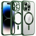 thumbnail image 1 of JETech Electroplated Case for iPhone 14 Pro 6.1-Inch, Camera Lens Full Protection, Compatible with MagSafe Wireless Charging, Shockproof Soft TPU Phone Cover (Green), 1 of 7