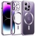 thumbnail image 1 of JETech Electroplated Case for iPhone 14 Pro 6.1-Inch, Camera Lens Full Protection, Compatible with MagSafe Wireless Charging, Shockproof Soft TPU Phone Cover (Light Purple), 1 of 7