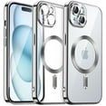 thumbnail image 1 of JETech Electroplated Case for iPhone 15 Plus 6.7-Inch, Camera Lens Full Protection, Compatible with MagSafe Wireless Charging, Shockproof Soft TPU Phone Cover (Silver), 1 of 7