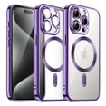 thumbnail image 1 of JETech Electroplated Case for iPhone 15 Pro 6.1-Inch, Camera Lens Full Protection, Compatible with MagSafe Wireless Charging, Shockproof Soft TPU Phone Cover (Purple), 1 of 7