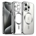 thumbnail image 1 of JETech Electroplated Case for iPhone 15 Pro 6.1-Inch, Camera Lens Full Protection, Compatible with MagSafe Wireless Charging, Shockproof Soft TPU Phone Cover (Silver), 1 of 7