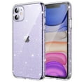 thumbnail image 1 of JETech Glitter Case for iPhone 11, 6.1-Inch, Bling Sparkle Shockproof Phone Bumper Cover, Cute Sparkly for Women and Girls (Clear), 1 of 7