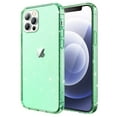 thumbnail image 1 of JETech Glitter Case for iPhone 12/12 Pro, 6.1-Inch, Bling Sparkle Shockproof Phone Bumper Cover, Cute Sparkly for Women and Girls (Green), 1 of 7