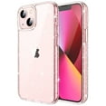 thumbnail image 1 of JETech Glitter Case for iPhone 13 6.1-Inch, Bling Sparkle Shockproof Phone Bumper Cover, Cute Sparkly for Women and Girls (Clear), 1 of 7