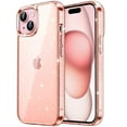 thumbnail image 1 of JETech Glitter Case for iPhone 15 Plus 6.7-Inch, Bling Sparkle Shockproof Phone Bumper Cover, Cute Sparkly for Women and Girls (Rose Gold), 1 of 7