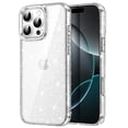 thumbnail image 1 of JETech Glitter Case for iPhone 16 Pro 6.2-Inch, Bling Sparkle Shockproof Phone Bumper Cover, Cute Sparkly for Women and Girls (Clear), 1 of 7