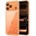 thumbnail image 1 of JETech Glitter Case for iPhone 17 Pro 6.3-Inch, Bling Sparkle Shockproof Phone Bumper Cover, Cute Sparkly for Women and Girls (Orange), 1 of 6