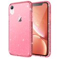 thumbnail image 1 of JETech Glitter Case for iPhone XR, 6.1-Inch, Bling Sparkle Shockproof Phone Bumper Cover, Cute Sparkly for Women and Girls (Red), 1 of 7