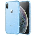 thumbnail image 1 of JETech Glitter Case for iPhone Xs and iPhone X, 5.8-Inch, Bling Sparkle Shockproof Phone Bumper Cover, Cute Sparkly for Women and Girls (Blue), 1 of 7
