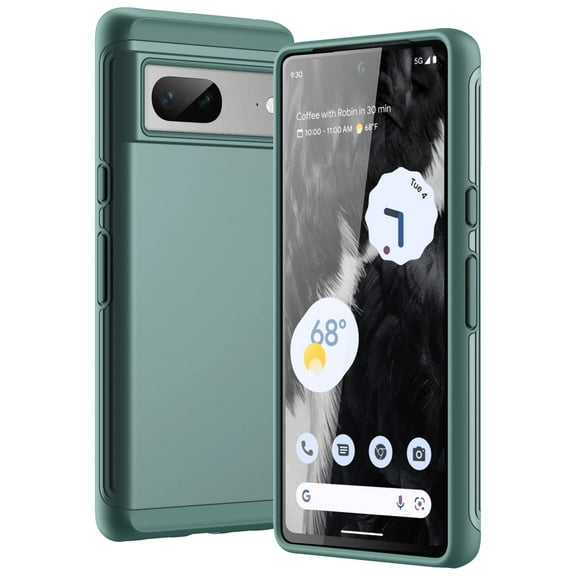 JETech Heavy Shockproof Case for Google Pixel 7, Dual Layer Rugged Protective Phone Cover with Shock-Absorption (Cyprus Green)