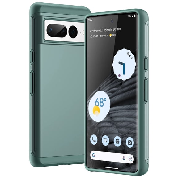 JETech Heavy Shockproof Case for Google Pixel 7 Pro, Dual Layer Rugged Protective Phone Cover with Shock-Absorption (Cyprus Green)