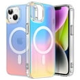 thumbnail image 1 of JETech Iridescent Case for iPhone 14 6.1-Inch Compatible with MagSafe, Cute Unique and Aesthetic Design, Colorful Fluorescent Translucent Back Shockproof Phone Cover (Iridescent), 1 of 7