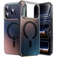 thumbnail image 1 of JETech Iridescent Case for iPhone 17 Pro Max 6.9-Inch Compatible with MagSafe, Cute Unique and Aesthetic Design, Colorful Fluorescent Translucent Back Shockproof Phone Cover (Iridescent Black), 1 of 5
